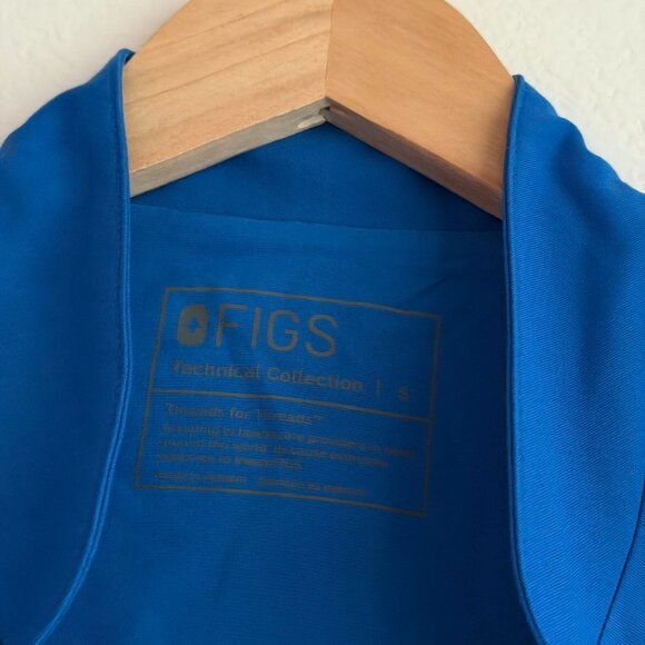 Figs Sebina Scrub Jacket in Royal Blue, Size Small - Picture 6 of 8